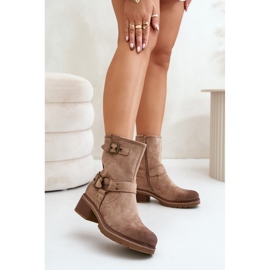 Step in style Botas Modelo Zudra 7280 Beige Oscuro - Paso con estilo 1 Step in style Botas Modelo Zudra 7280 Beige Oscuro - Paso con estilo 1