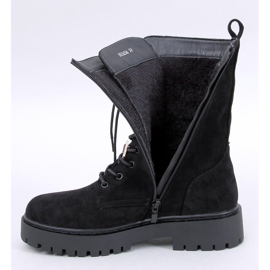 Centro Botas negras con cordones y pajarita negro 2