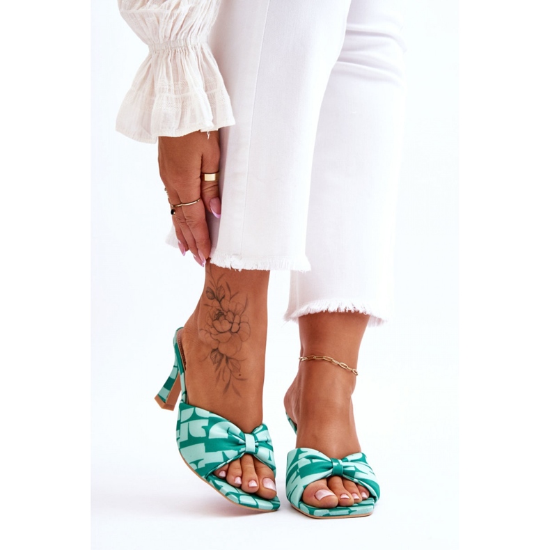 Step in style Sandalia Chanclas Modelo Floria P-1317 Verde - Pisa con estilo 1