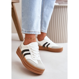 Deportivas plataforma blanco 2