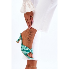 Step in style Sandalia Chanclas Modelo Floria P-1317 Verde - Pisa con estilo 3
