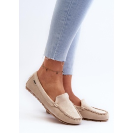 Mocasines de mujer Clásicos Beige 1 Mocasines de mujer Clásicos Beige 1