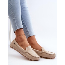Mocasines de mujer Clásicos Beige 2