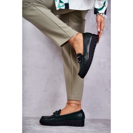 Zapatos de mujer con plataforma verde. 2
