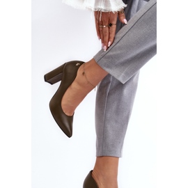 Zapatos de salón elegantes de mujer Laura Messi Verde Oscuro 2