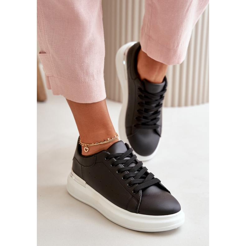 Zapatillas de deporte de mujer en la plataforma Black. negro 1 Zapatillas de deporte de mujer en la plataforma Black. negro 1