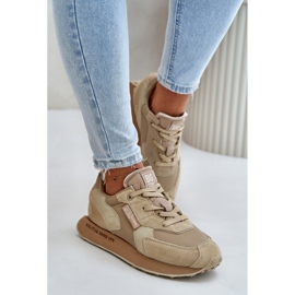 Deportivas plataforma Big Star Beige 2