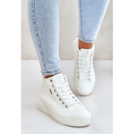 Deportivas aislantes de mujer Big Star White blanco 2