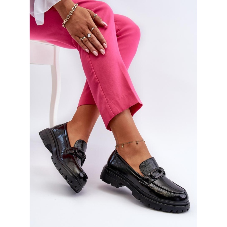 Step in style Mocasines Modelo Imbleria 66616 Barniz Negro - Paso con estilo 2