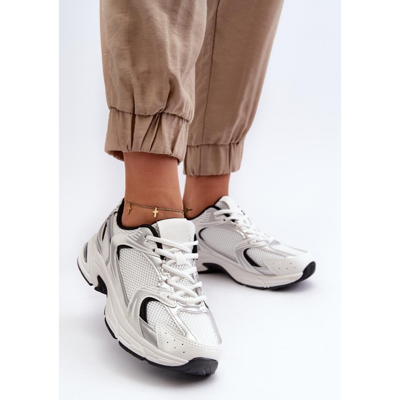 Calzado deportivo de moda para mujer Blanco/Negro 1