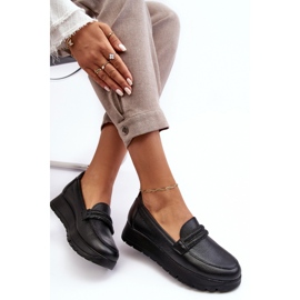 Zapatos sin cordones de mujer Lemar Negro 1