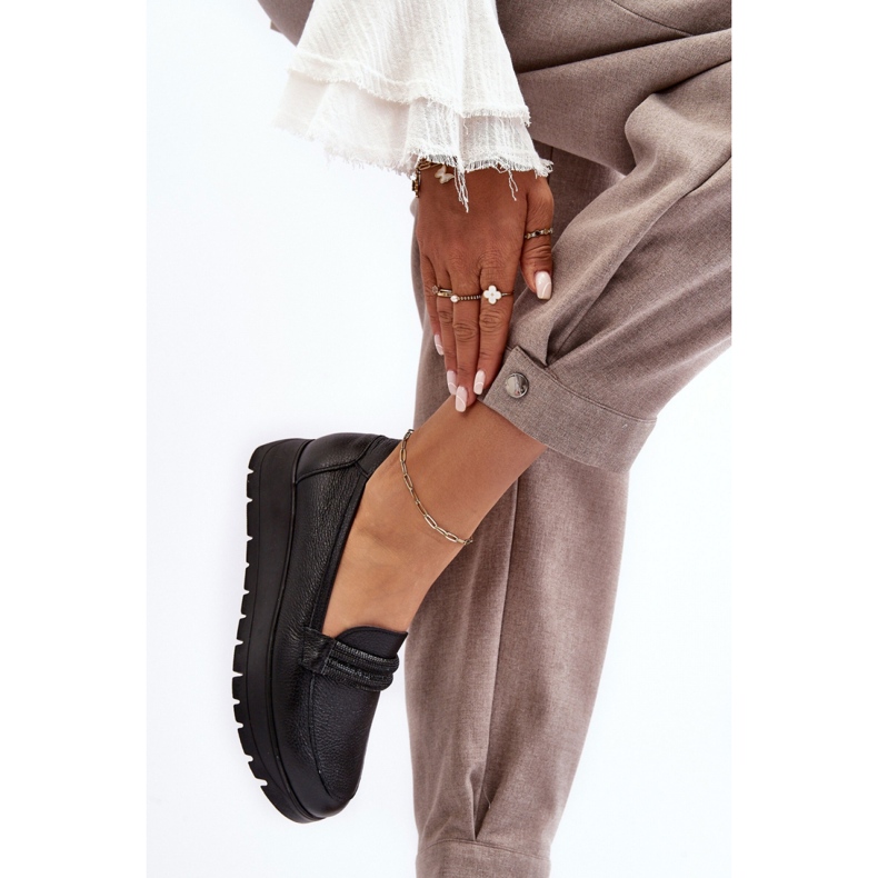 Zapatos sin cordones de mujer Lemar Negro 2