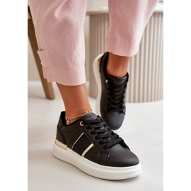 Deportivas plataforma negras negro 1