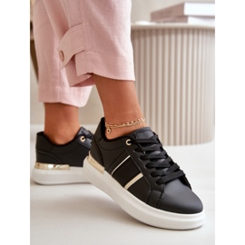 Deportivas plataforma negras negro 2