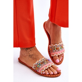 Step in style Sandalia Chanclas Modelo Bellisa CK270P Naranja - Pisa con estilo 3