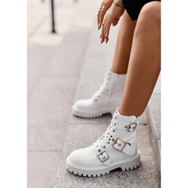 Bolsos de mujer con hebillas Blancas blanco 2