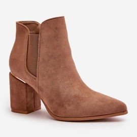 Step in style Botas Modelo Daivine YY-27 Marrón - Paso con estilo 2