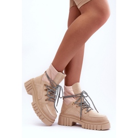 FB3 Botines mujer ante beige 2