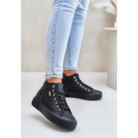 Zapatillas Big Star Black acolchadas y aislantes negro 1 Zapatillas Big Star Black acolchadas y aislantes negro 1