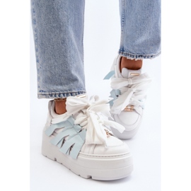 Zapatillas Deportivas de Mujer con Plataforma Zazoo Azul 1 Zapatillas Deportivas de Mujer con Plataforma Zazoo Azul 1