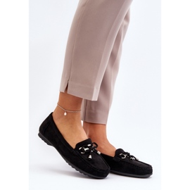 Step in style Mocasines Modelo Daphikaia LH62 Negro - Paso con estilo 1