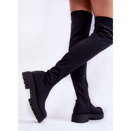 Botas altas de mujer Negro 2