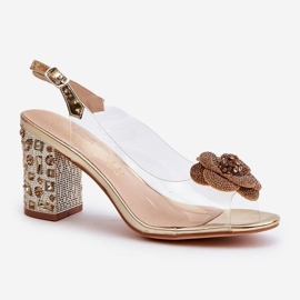 Step in style Sandalias Modelo S.Barski MR38-356 Dorado - Pisa con estilo amarillo 2 Step in style Sandalias Modelo S.Barski MR38-356 Dorado - Pisa con estilo amarillo 2