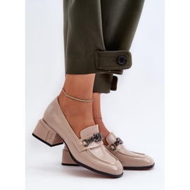 S.Barski Salón mujer charol beige 1 S.Barski Salón mujer charol beige 1