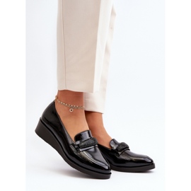 Zapatos cuña mujer Negro 1