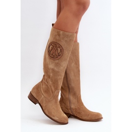 Step in style Botas Modelo Zazoo 3367/2 Ante Beige - Pisa con estilo 3