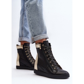 Zazoo Deportivas cuña mujer negro 2 Zazoo Deportivas cuña mujer negro 2