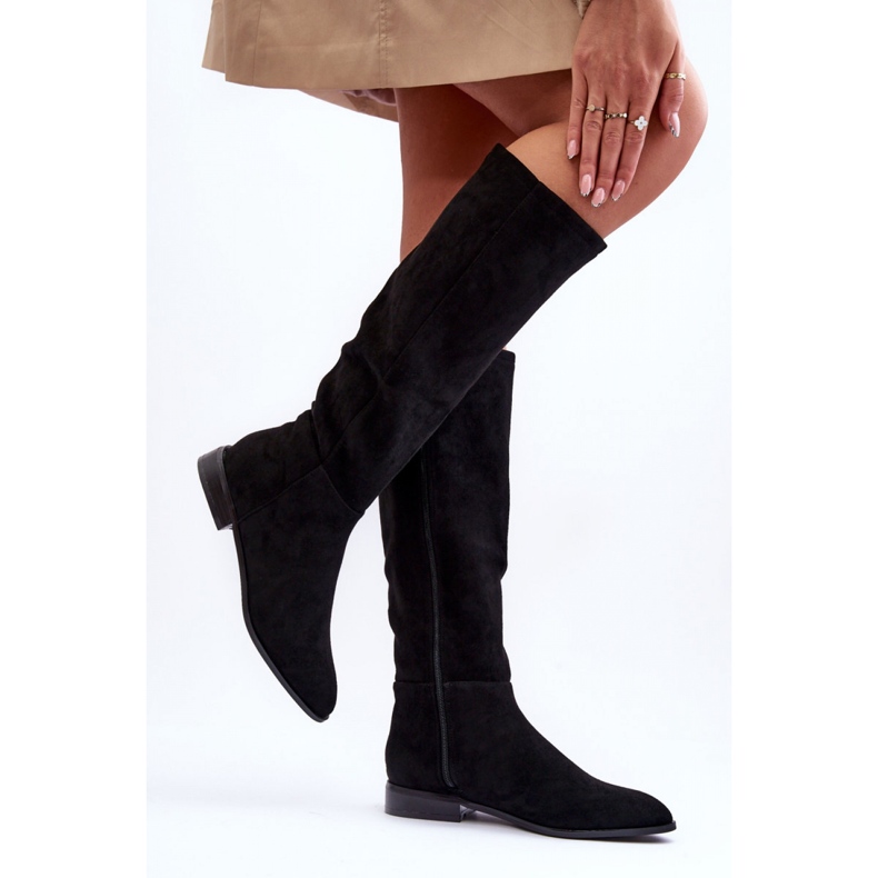 Step in style Botas Modelo Eelin MV318 Gamuza Negra - Paso con estilo negro 1