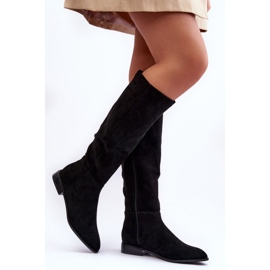 Step in style Botas Modelo Eelin MV318 Gamuza Negra - Paso con estilo negro 2