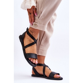 Sandalias tiras mujer Big Star Negro 1