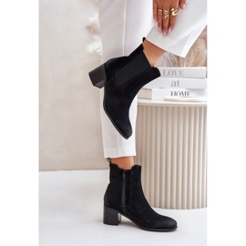 Botines de mujer aislados negro 1