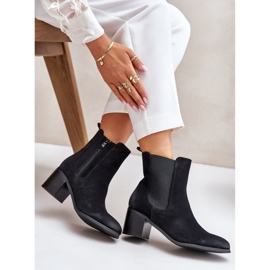Botines de mujer aislados negro 2
