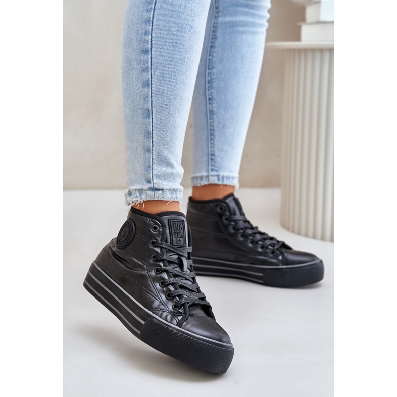 Zapatillas de mujer con aislamiento Big Star Black negro 1