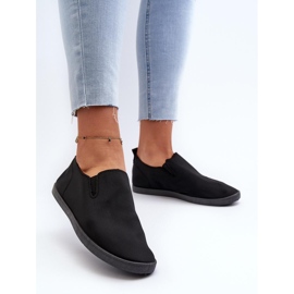 Zapatillas slip-on de mujer negras negro 2