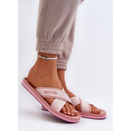 Chanclas de mujer Big Star Rosa rosado 1