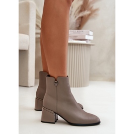 Vinceza Botines de mujer con aislamiento beige 2