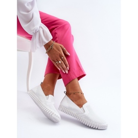 Vinceza Zapatos calados mujer Blanco 2