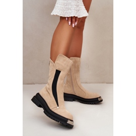 Step in style Botas Modelo Palimra NC1306 Beige Claro - Paso con estilo 1