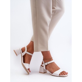Step in style Sandalias Modelo Leisha LT33-10 Blanco - Pisa con estilo 3