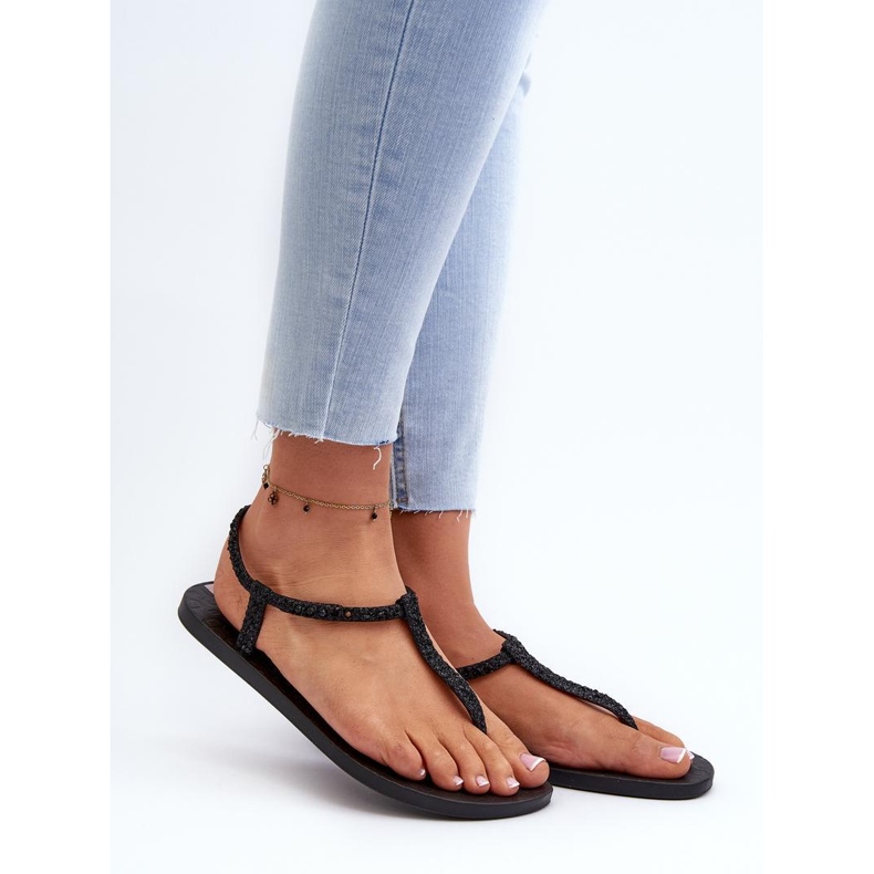 Step in style Sandalias Modelo 26914 Ipanema Class Brilha Fem Negro - Paso con estilo 1