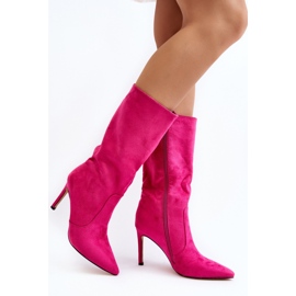 Step in style Botas Modelo Odetteia CLS-256 Fucsia - Paso con estilo rosa 2