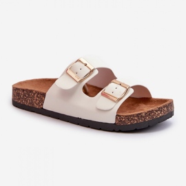 Step in style Sandalia Chanclas Modelo Cortina DZ121-9 Blanco - Pisa con estilo 2