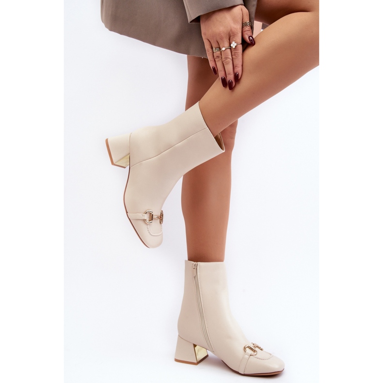 Step in style Botas Modelo Adinah 1063 Beige Claro - Paso con estilo 2