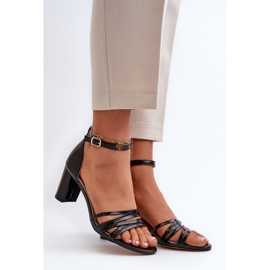 Step in style Sandalias Modelo Enitia 24SD98-6768 Negro - Pisa con estilo 1