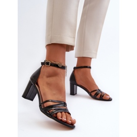 Step in style Sandalias Modelo Enitia 24SD98-6768 Negro - Pisa con estilo 2