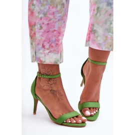 Step in style Sandalias Modelo Tossa LE0102P Verde - Pisa con estilo 1
